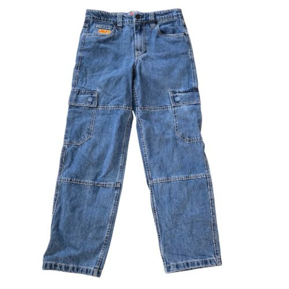 Exc cond Boys Empyre Skater pants, denim painter jeans cargo pockets